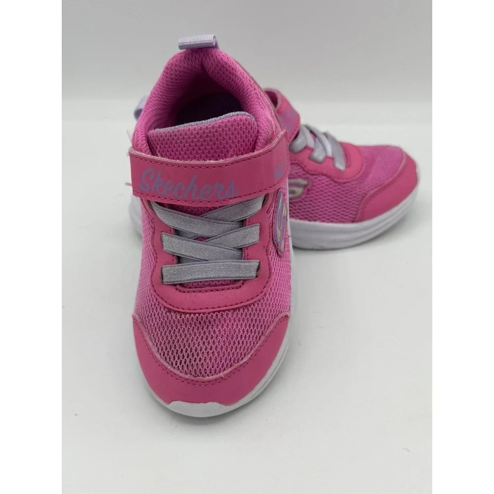 Skechers Toddler Dreamy Dancer Pink Turquoise Athletic Sneakers Girls Size 8